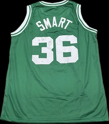 Marcus Smart Signed Jersey PSA Boston Celtics Autographed - Image 1 of 2