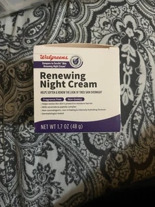 Cremas de noche renovadoras Walgreens con ceramida y péptidos 1,7 oz - Imagen 1 de 5