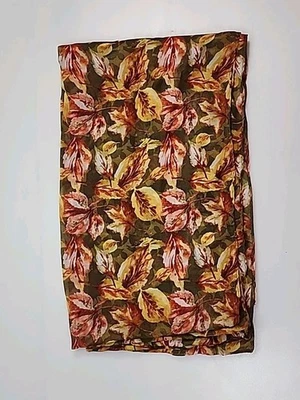 Bufanda de gasa infinita mosaico de Lavello Nature's círculo transparente lazo hoja de otoño Foto 1 de 4