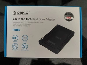 ORICO 2.5 to 3.5'' Hard Drive Adapter Converter SATA III for 7/9.5/12.5mm HDDSSD - Afbeelding 1 van 2