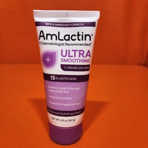 Crema hidratante intensa AmLactin ultra suavizante 15 % ácido láctico tubo de 4,9 oz - Imagen 1 de 8