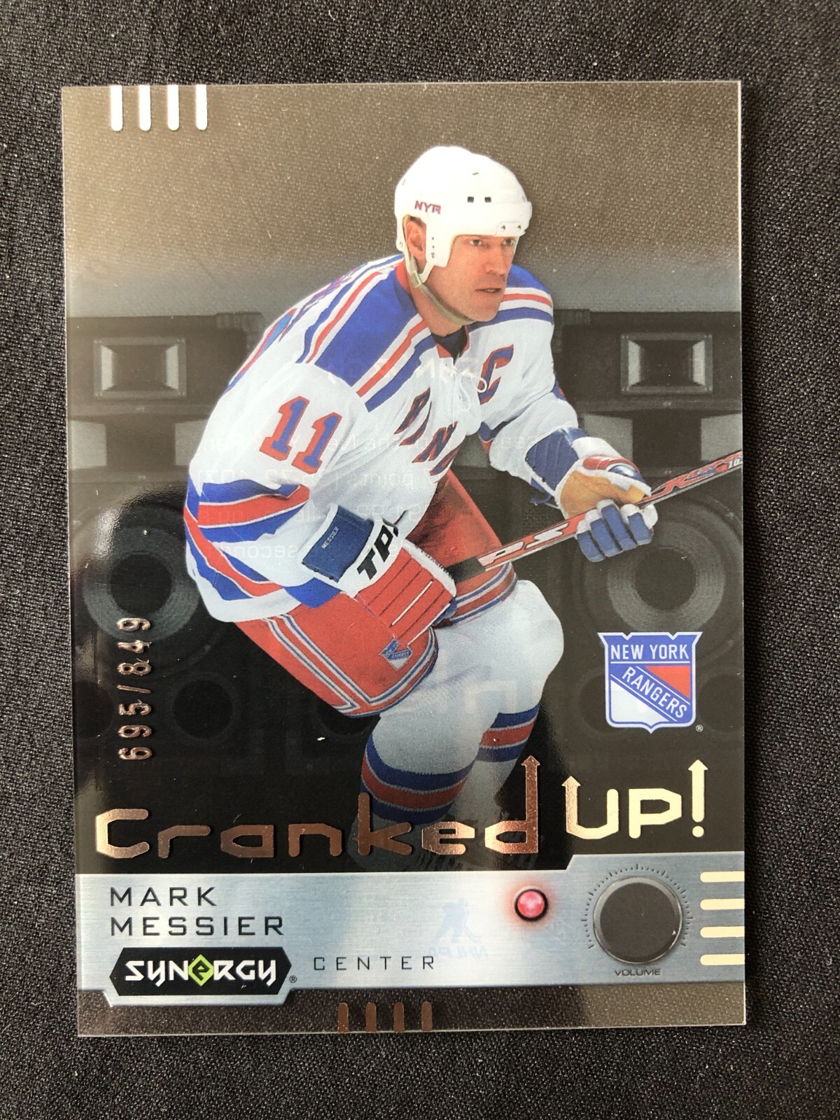 23-24 Upper Deck Synergy Hockey CRANKED UP! MARK MESSIER 695/849 CLEAR CUT WJ