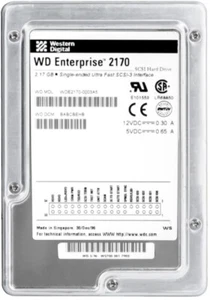 Hard Drive WD ENTERPRISE 2170 2.17GB 7.2K Ultra Fast SCSI-3 WDE2170-0003A5 3.5'' - Picture 1 of 3