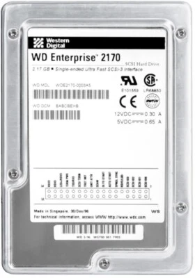 Hard Drive WD ENTERPRISE 2170 2.17GB 7.2K Ultra Fast SCSI-3 WDE2170-0003A5 3.5'' - Image 1 of 3