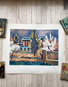 Karl Schmidt Rottluff Hot Springtime Rare 1st Prnt Ltd. Ed Orig 1960 Lithograph - Picture 1 of 1
