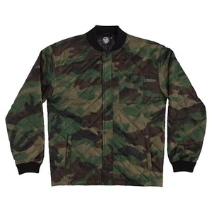 Santa Cruz Flamed Not a Dot Quilted Camo Jacket - Picture 1 of 4