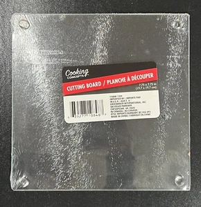 Cooking Concepts Glass Cutting Board 7.75 X 7.75 Square 1/8” Thickness - Picture 1 of 1