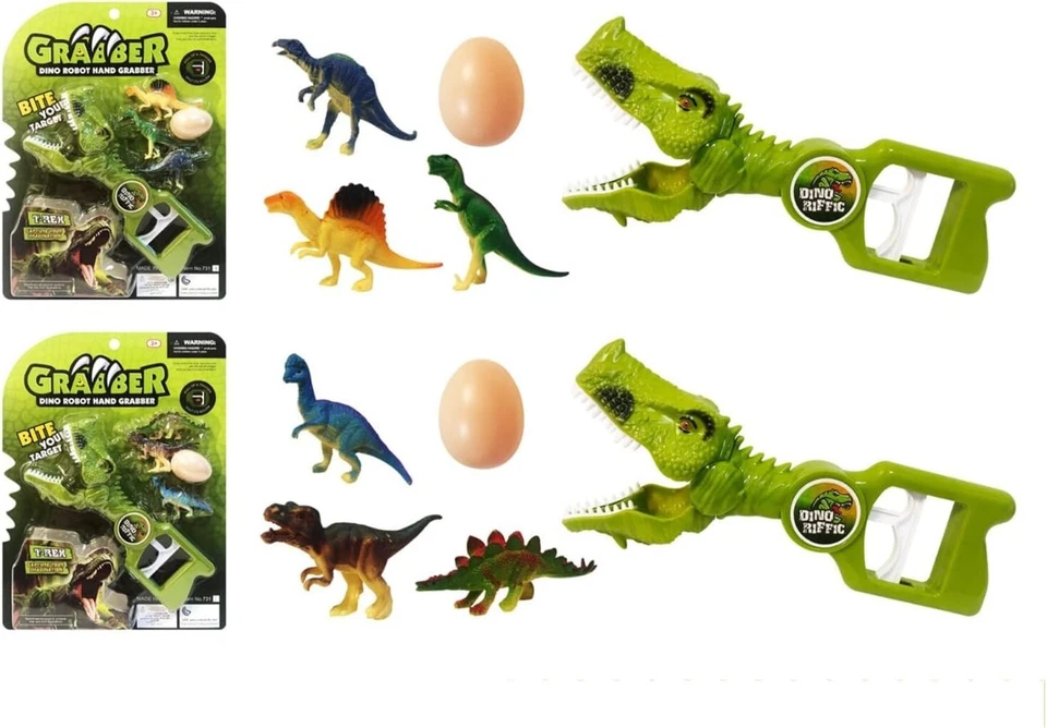 PEBBLE HUG Dino Robot Agarrador de Mano, Juguete T-Rex, Sistema de Agarre Fácil de Tirar Foto 1 de 1