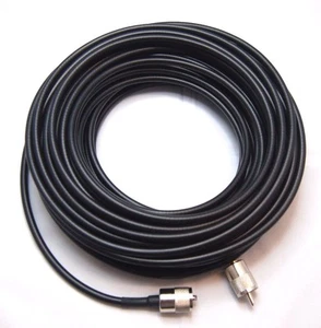 Mini8 25m Low loss 50 Ohm coax cable RG8x with 2 x PL259 HAM or CB radio - Picture 1 of 5