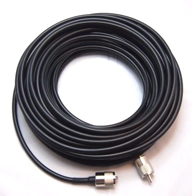 Mini8 25m Low loss coax cable  50 Ohm RG8x with 2 x PL259 HAM or CB radio - Image 1 of 4