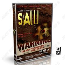 Saw DVD : Horror Movie : Leigh Whannell / Danny Glover : Brand New : Region 4