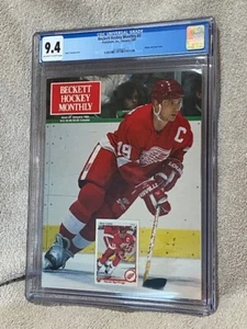 Steve Yzerman Beckett Hockey Magazine #3 CGC Graded 9.4 1991 NEW CASE Hull Back - Picture 1 of 3
