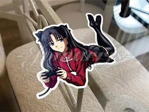 Calcomanía de vinilo Fate Anime Rin Tohsaka ""I'm Game"" bofetada manga personalizada - Imagen 1 de 2