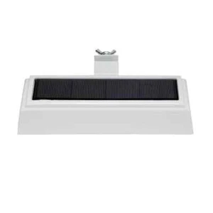 2 PACK Of Solar Powered 10 Lumens Integrated LED White Roof Gutter Light - Picture 1 of 11