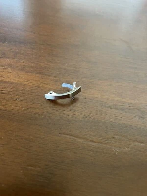 AUTHENTIC Vintage CARTIER GLASSES RIMLESS HINGE ORIGINAL PLATINUM SILVER - Image 1 of 4