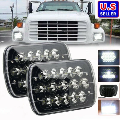 Par de faros LED 150W 7x6" alto/bajo para camioneta GMC TopKick C6500 C5500 C4500 Foto 1 de 4