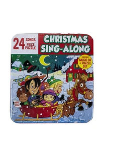 Christmas Sing-Along Contains Music CD(24 songs) + Puzzle Set NEW - Imagen 1 de 2