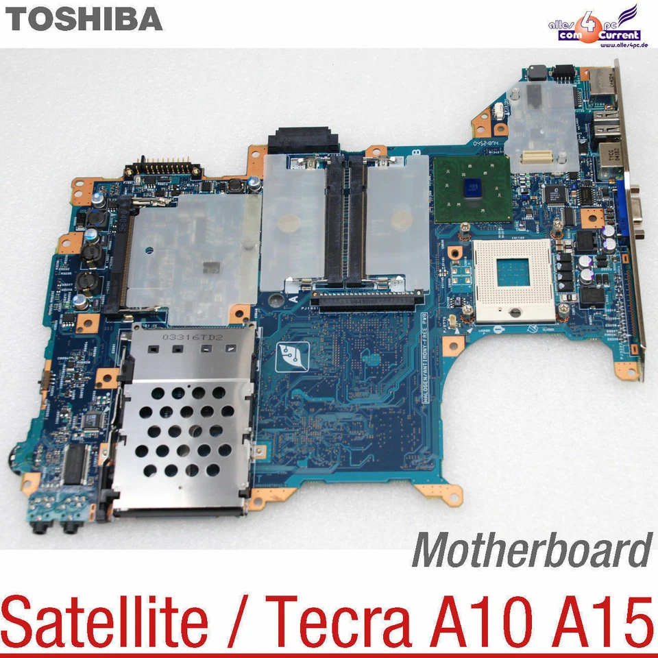 Carte-Mère PC Portable Toshiba Satellite Tecra A10 A15 P000387790 A5A000672050 - Photo 1/1