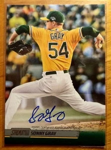SONNY GRAY 2014 TOPPS STADIUM CLUB CERTIFIED AUTOGRAPH - Picture 1 of 1