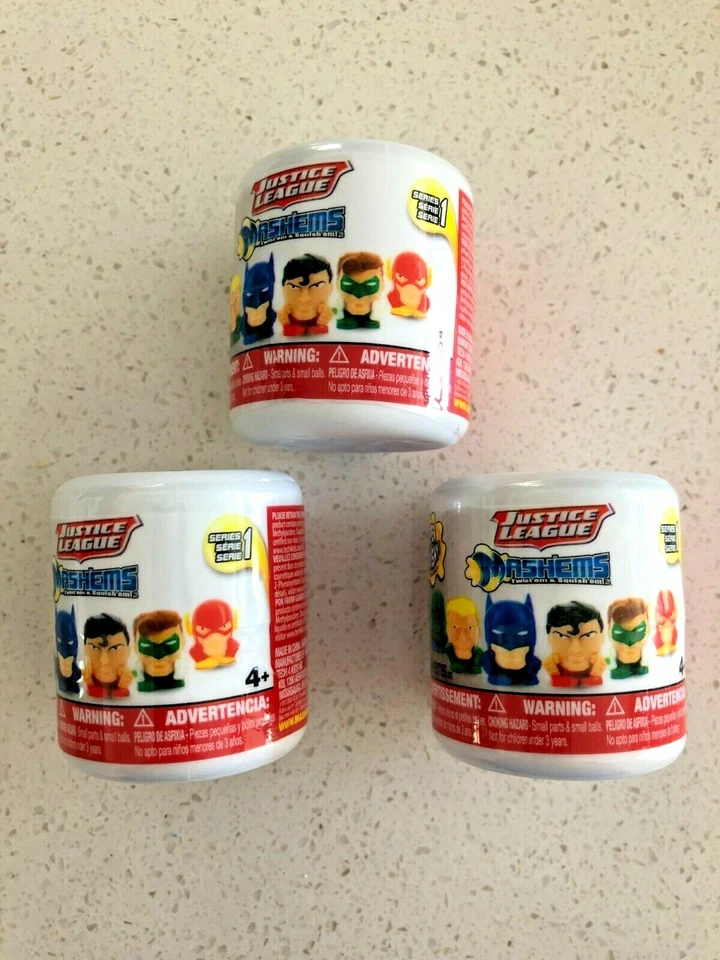 Justice League Mashems Series 1 Blind Capsules Set of 3