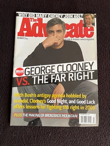 The Advocate Gay and Lesbian Magazine December 6, 2005 George Clooney - Picture 1 of 7
