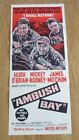 Ambush Bay Original 1966 Daybill Cinema Film Poster Mickey Rooney James Mitchum