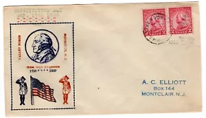 #689 Von Steuben 1930 FDC - Elliott - Picture 1 of 2