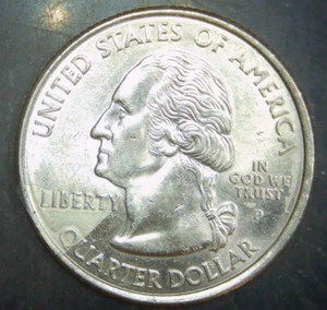 2002 Louisiana Quarter- Error Coin CLAD MISSING OVER LIBERTY - Picture 1 of 17