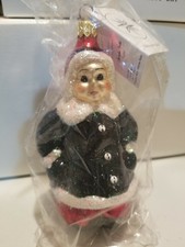 Christopher Radko Snowy Day Glass Ornament Winter in Original unopened packaging
