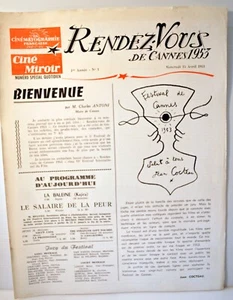 rare "LES RDV de Cannes 1953 " ( 6 ème )-N° 1 du 15/04/1953 au 16 du 30/04/53+ - Picture 1 of 7