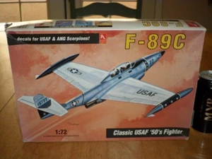 [NORTHROP] F-89C SCORPIONS - FIGHTER PLANE, PLASTIC MODEL KIT, Scale 1/72, VINT. - Picture 1 of 10