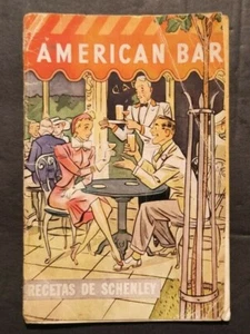 1945 "American Bar Recetas Schenley" Schenley Whisky Cuba Vintage Cocktail Book - Bild 1 von 11