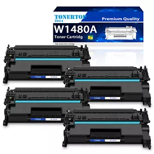 4PK W1480A 148A Toner Fit for HP Laser Jet Pro 4001dw 4001dn 4001n MFP 4101fdw - Picture 1 of 18