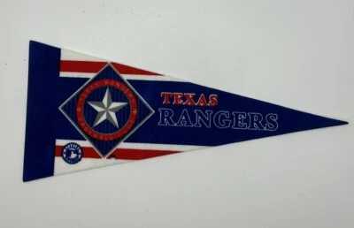 Texas Rangers MLB Mini Banderín 9 pulgadas x 4 pulgadas Fieltro Bandera Béisbol Serie Mundial Foto 1 de 3
