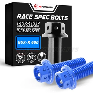 Engine Cover Bolts Screws Aluminum Set Fit Suzuki GSXR600 2011-2014 13 12 - Imagen 1 de 14