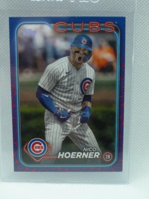 2024 Topps Series 1 NICO HOERNER Team Color Border #204 Chicago Cubs