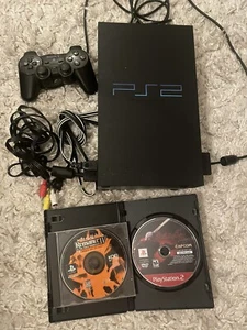 Sony PlayStation 2 PS2 Consola Paquete 2 Lote de Juegos con Controlador - Probado Retro - Imagen 1 de 4