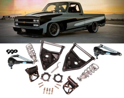 Kit completo de coilover delantero C-10 1973-1987 CPP con brazos tubulares superiores e inferiores Foto 1 de 4