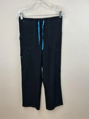 Calça esfoliante Carhartt S Cross Flex utilitária boot cut preta feminina pequena - Imagem 1 de 3