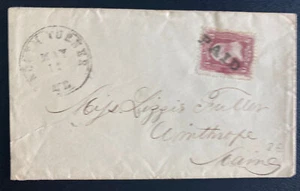 1900s Forth Turner ME USA vintage Cover To Mainz Germany - Picture 1 of 2