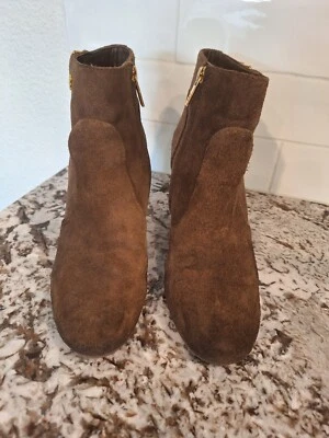 Botín/botas de cuña Tory Burch marrón-talla 7,5 Foto 1 de 4
