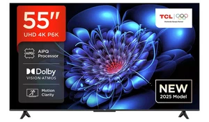 TCL 55 Inch 55P6K Smart 4K UHD HDR DLED TV Bluetooth WIFI HDMI YouTube USB SALE - Picture 1 of 8