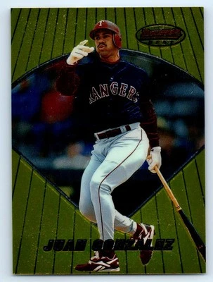 1996 Bowman's Best #58 Juan Gonzalez Texas Rangers - Image 1 of 2