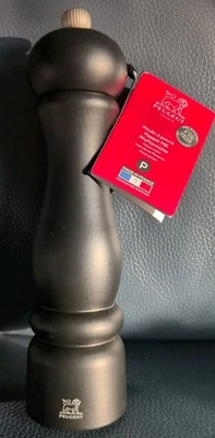 Molinillo de pimienta negro mate Peugeot 9 pulgadas hecho en Francia NUEVO Foto 1 de 4