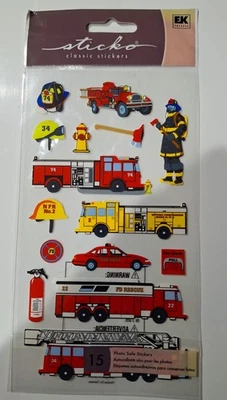 Pegatinas clásicas FIRE DEPARTMENT de Sticko of EK Success  Foto 1 de 2