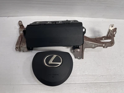 2014-2016 LEXUS IS-250, 300, 350, 200T STEERING WHEEL AND DRIVER KNEE AIRBAG OEM - Image 1 of 4