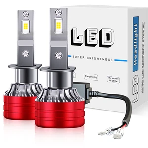 Kit de bombillas de faros LED H1 luces altas para Ford Focus 2012-2018 6000K blanco - Imagen 1 de 7