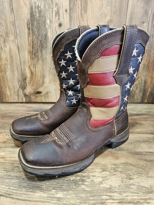 Damas Durango Western Vaquero Patriótico Bandera Americana Botas Para Mujer Talla 10 Foto 1 de 4