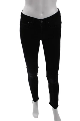 Jeans skinny Helmut feminino algodão embolsado cintura baixa casual azul escuro tamanho 24 - Imagem 1 de 4