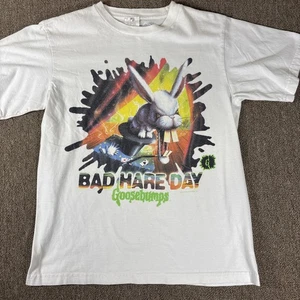 Camiseta Goosebumps Vintage Bad Hate Day Juvenil XL Blanca - Imagen 1 de 5